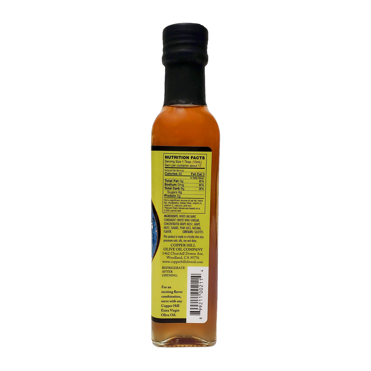 Copper Hill D&#39;Anjou Pear White Balsamic Vinegar - Snazzy Gourmet