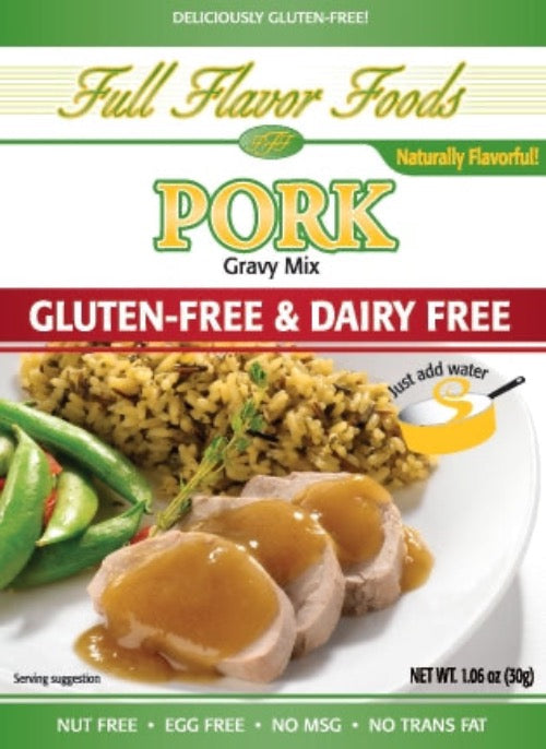 Full Flavor Foods Gluten Free Pork Gravy Mix, 1.06 oz (30g)