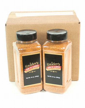 Snider&#39;s Traditional Bar-B-Q Spice, 34 oz - Snazzy Gourmet