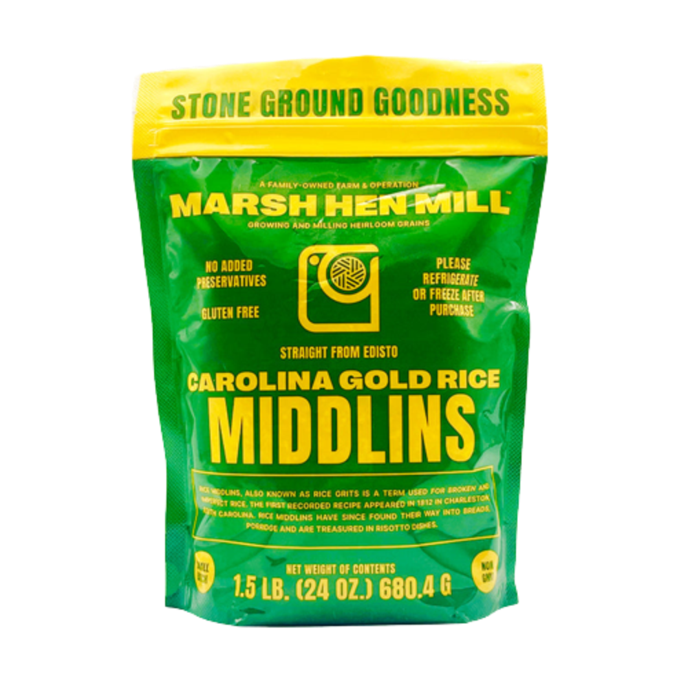 Marsh Hen Mill Carolina Gold Rice Middlins, 24 OZ