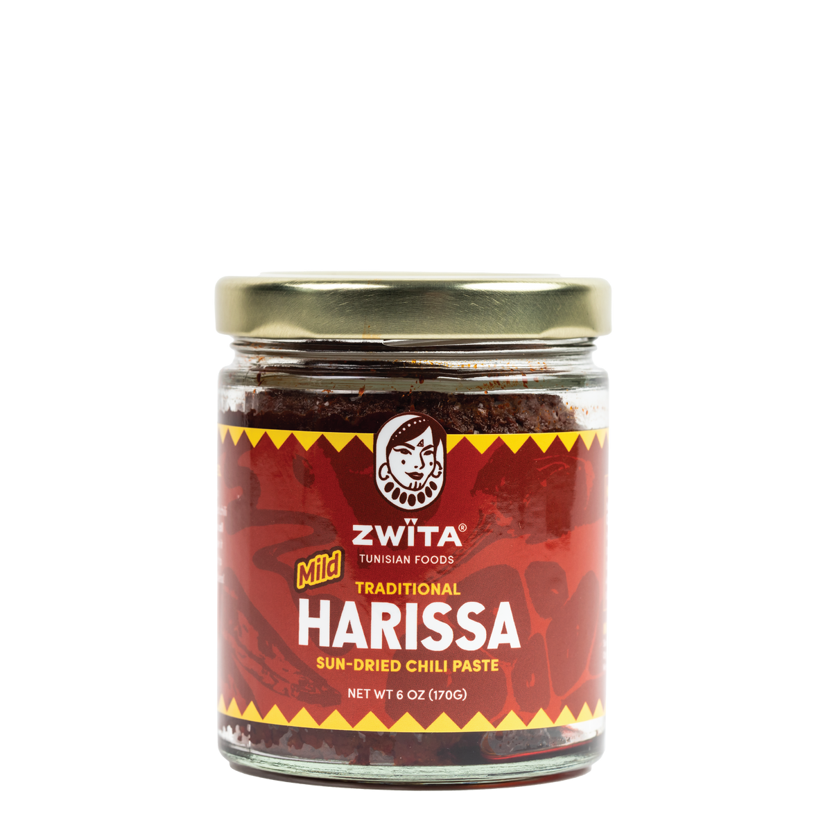 Zwita Mild Traditional Harissa Sauce, 6 oz