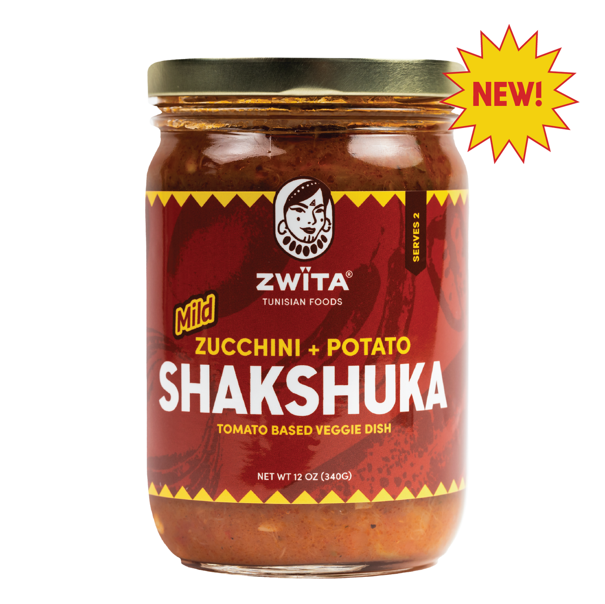 Zwita Mild Zucchini + Potato Shakshuka, 12 oz